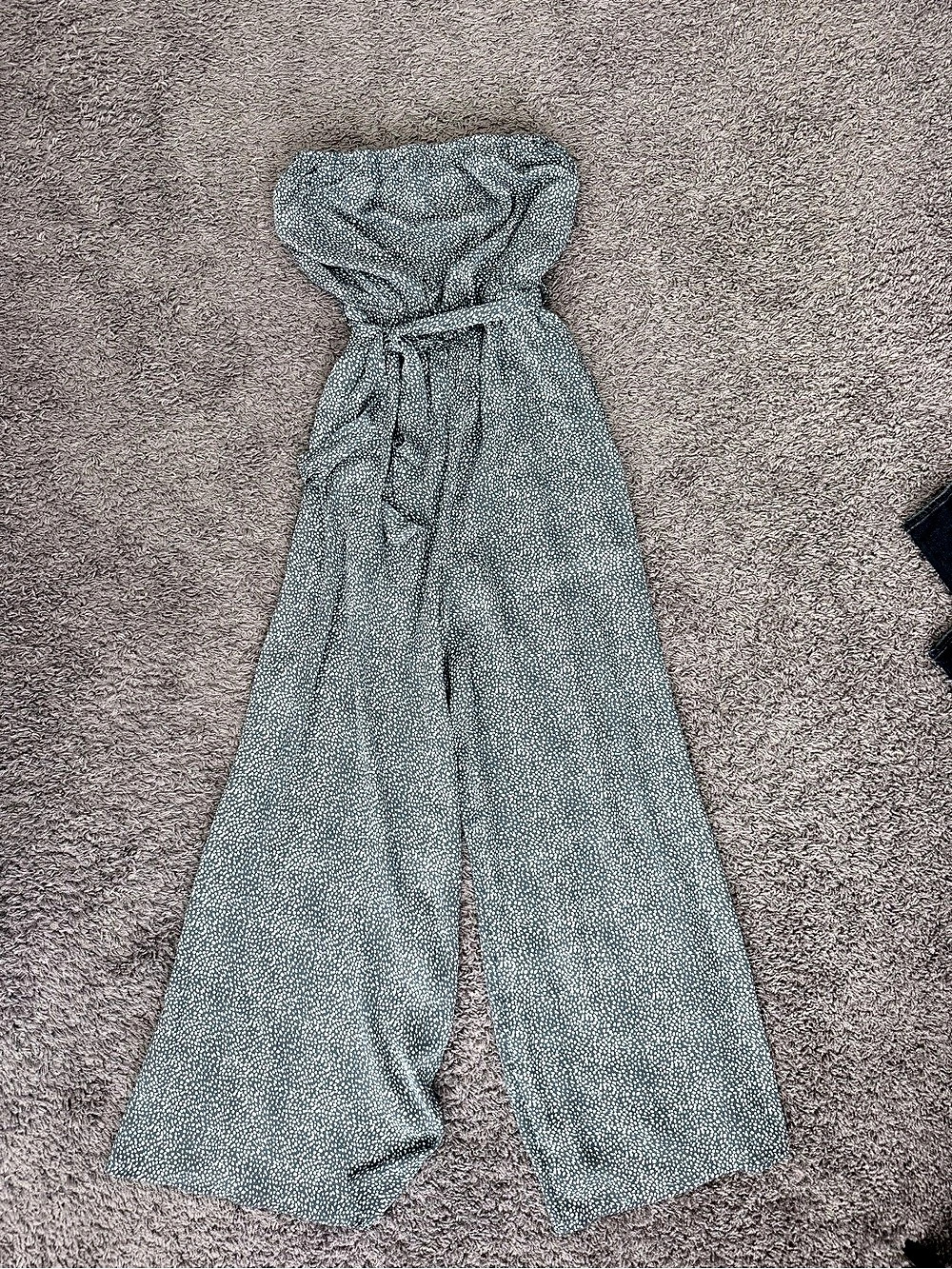 She + Sky Printed Wide Leg Jumpsuit Size Medium